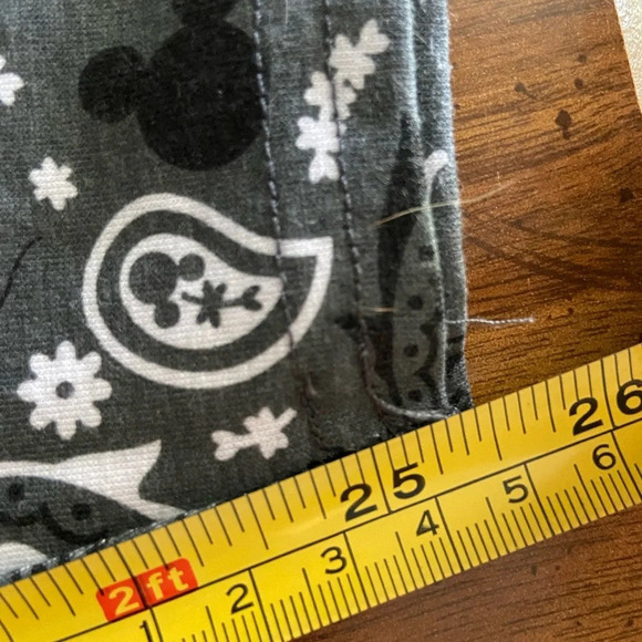 Disney Pants Jumpsuit Romper One Piece Subtle Mickey Mouse Sz Small - Picture 12 of 14